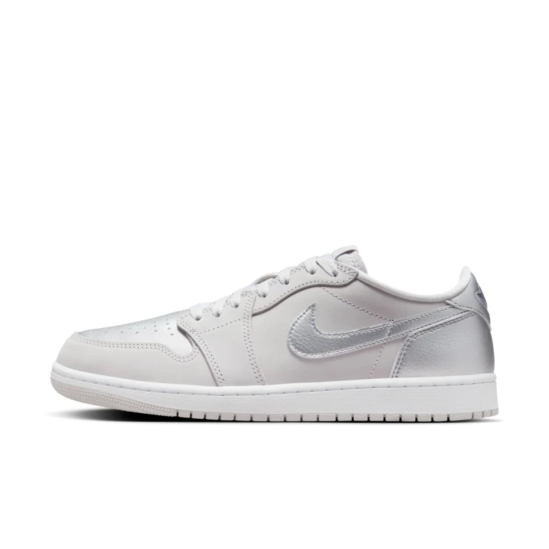 Men's Retro 1 Low Og 'Metallic Silver' Sneakers