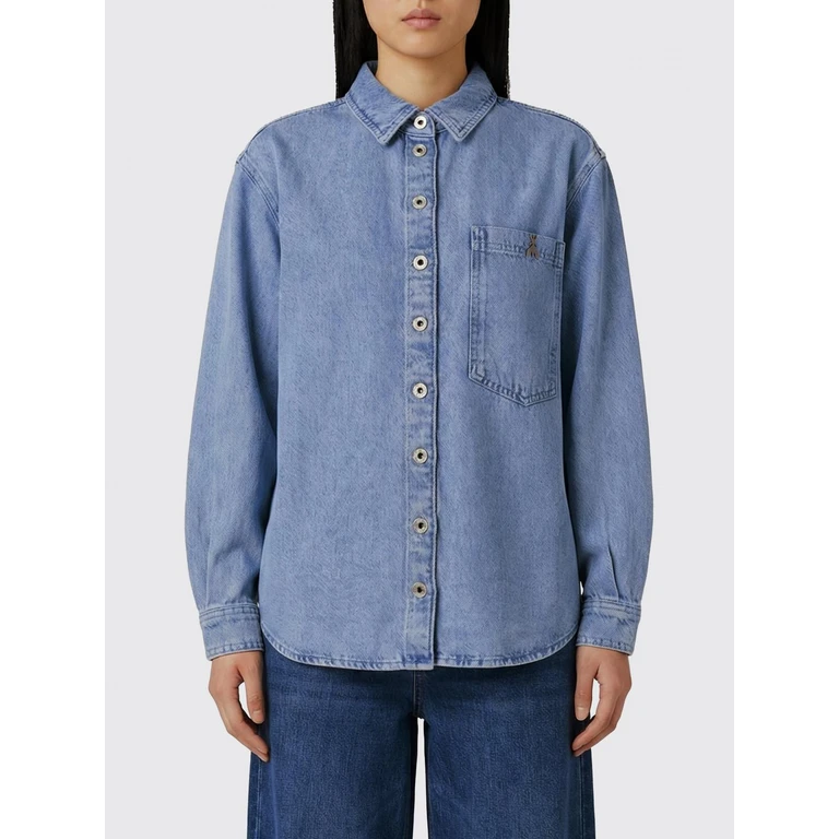 Shirt Woman color Denim (8C0833D108CB09)