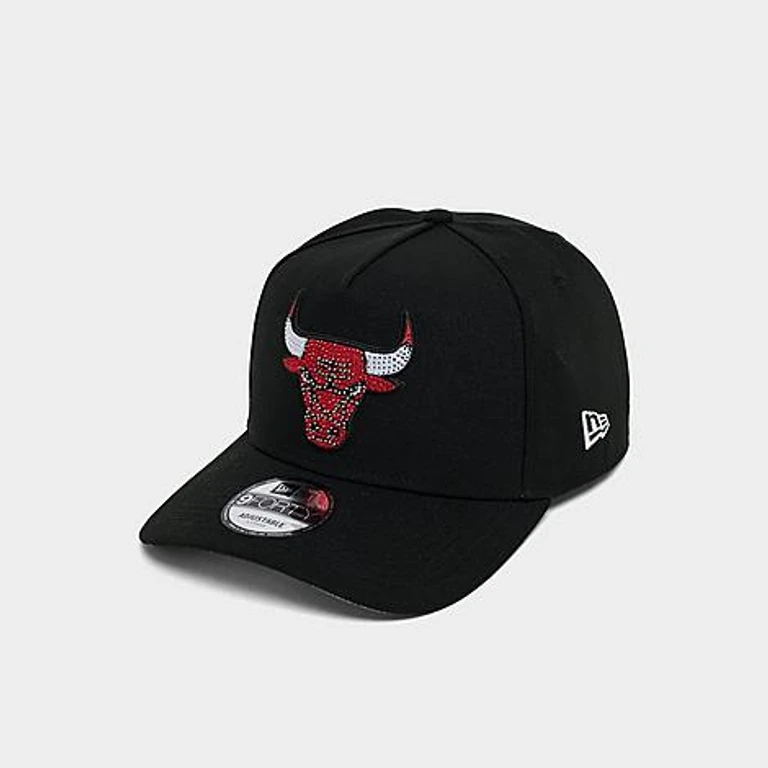 New Era Chicago Bulls NBA Draft Day 9FORTY A-Frame Snapback Hat in Black