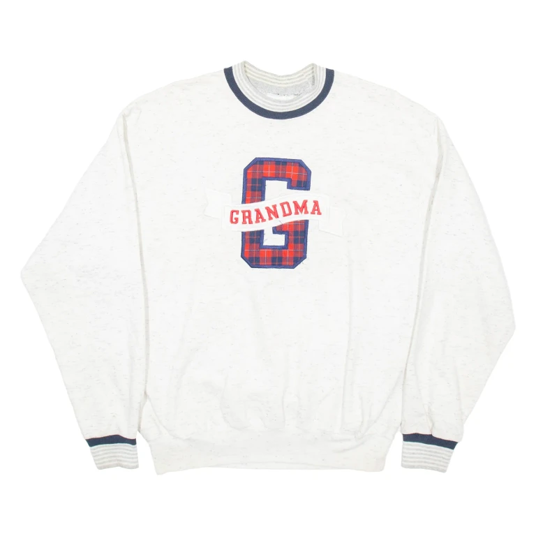 ENERGY SPORTSWEAR Grandma Womens Sweatshirt Cream L