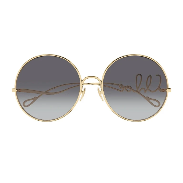 Chloé Ch0329s Iconic - Linea Gold / Grey Metallo Sunglasses - Women