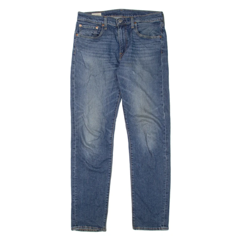 LEVI'S 502 Jeans BIG E Mens Blue Regular Tapered Stonewash W31 L34