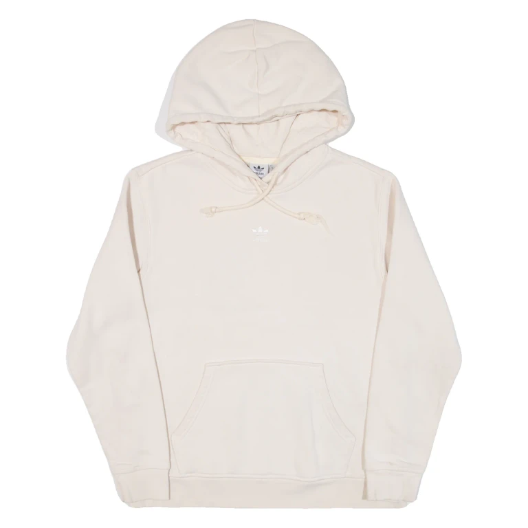 ADIDAS Womens Beige Hoodie UK 10