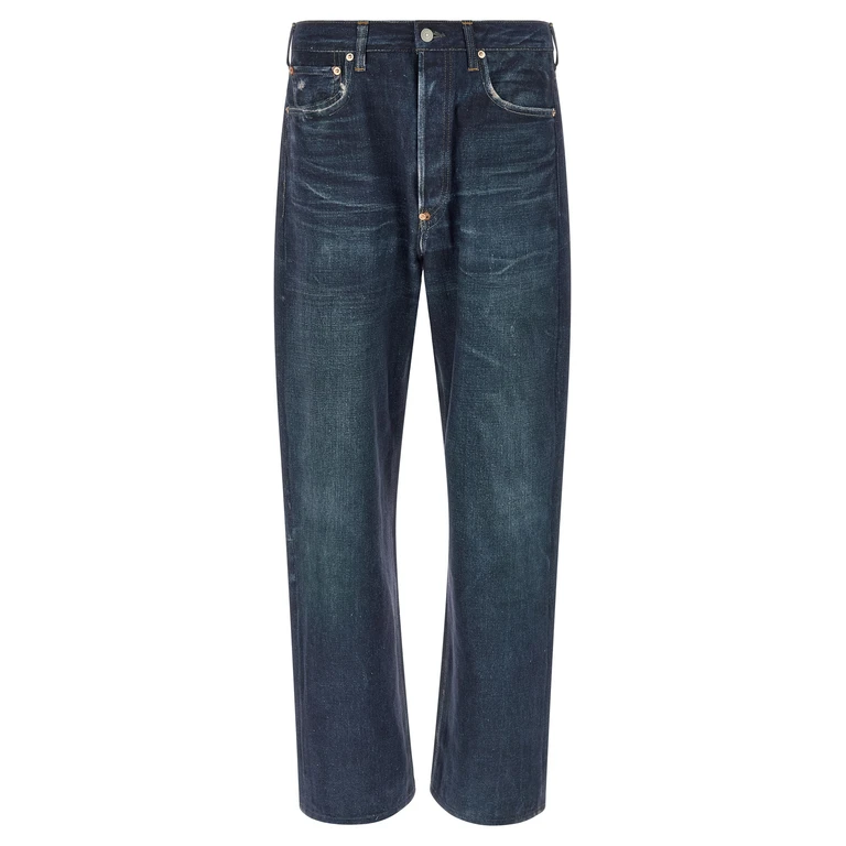 Junya Watanabe Blue Linen Jeans Denim Clothing - Men