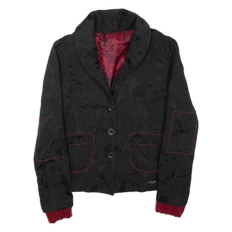 DESIGUAL Womens Blazer Jacket Black M