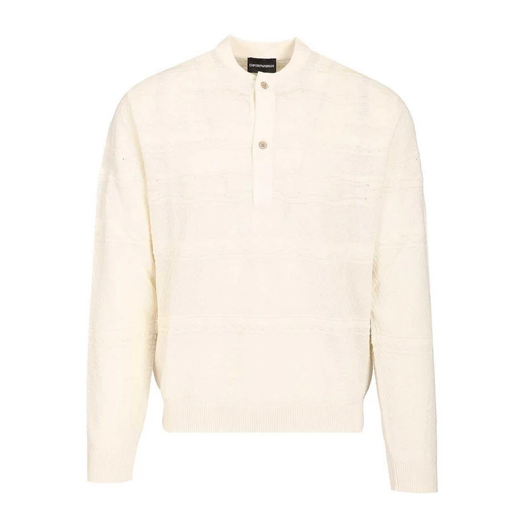 Emporio Armani Pull Col Rond - Blanc (EM004442AF25739U1151)