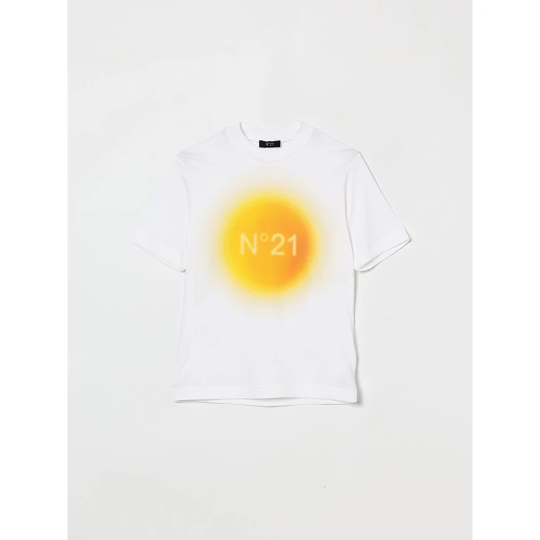 N° 21 T-Shirt Kids color White (N210CDN01990N100)