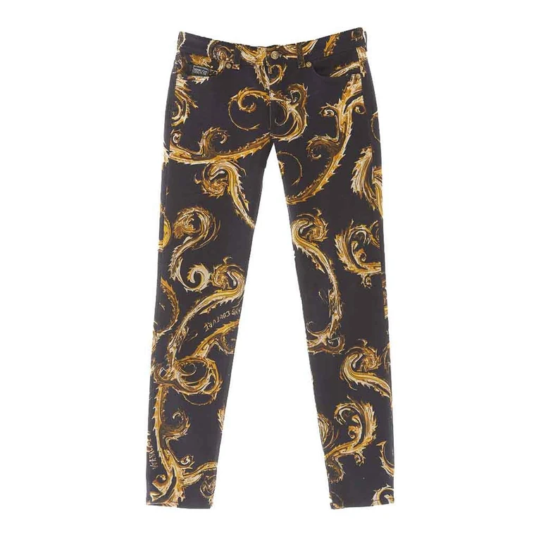 Versace Jeans Couture Jean Droit - Noir (77HAB5S0ES118LO1G89)