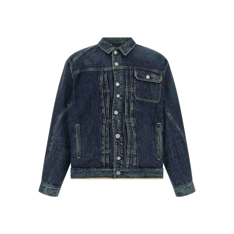 Undercover Veste Casual - Bleu (UC1F42041INDIGO)