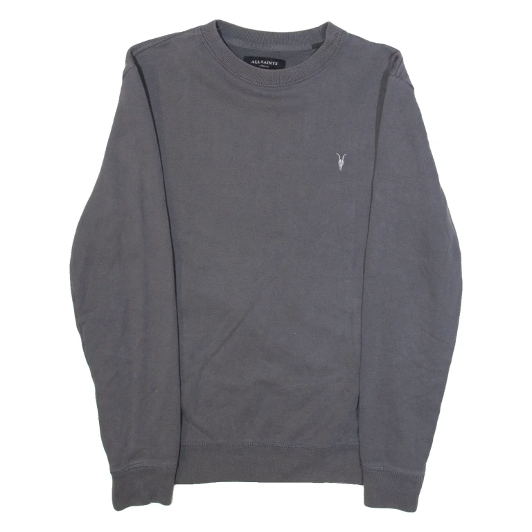 ALL SAINTS Mens Sweatshirt Grey XS