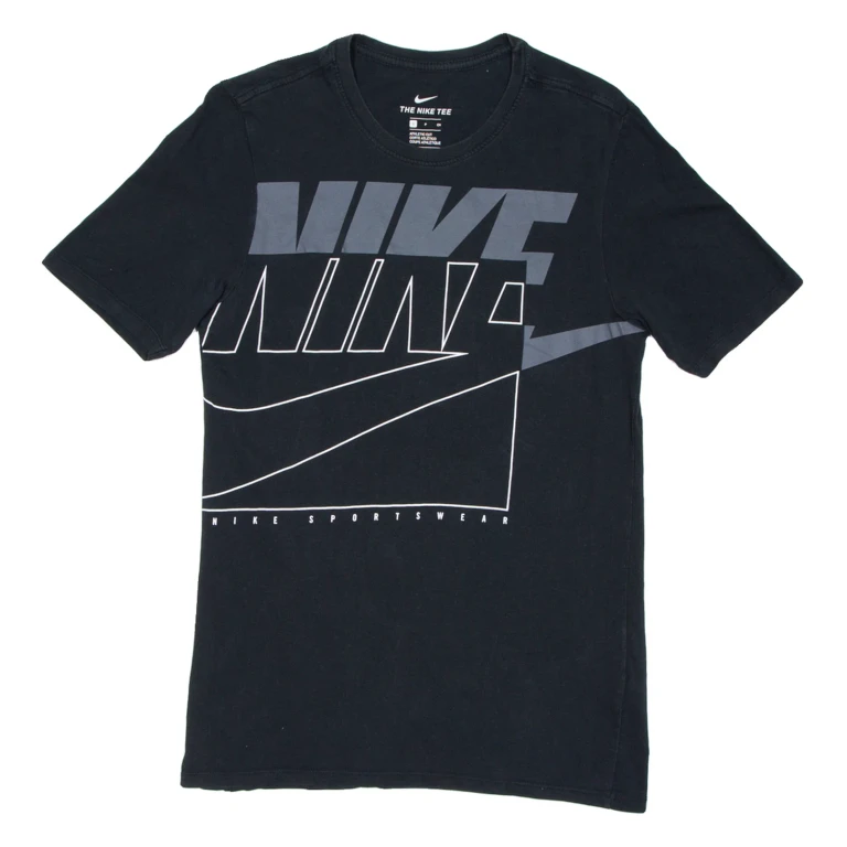 NIKE Mens T-Shirt Black S