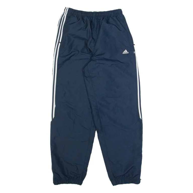 ADIDAS Womens Track Pants Blue Tapered M W26 L29