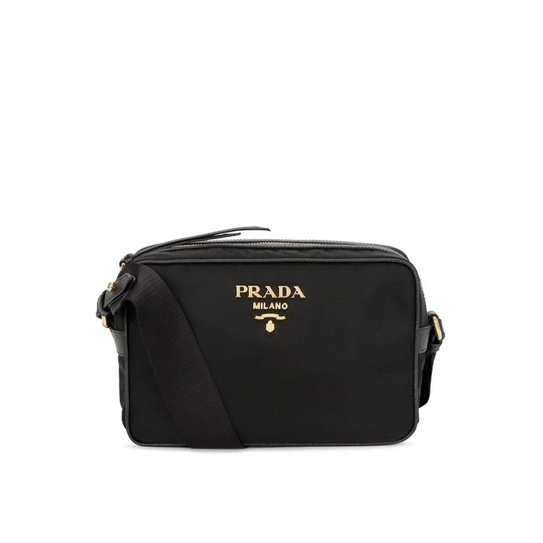 Prada Black Nylon Shoulder Bag - Women