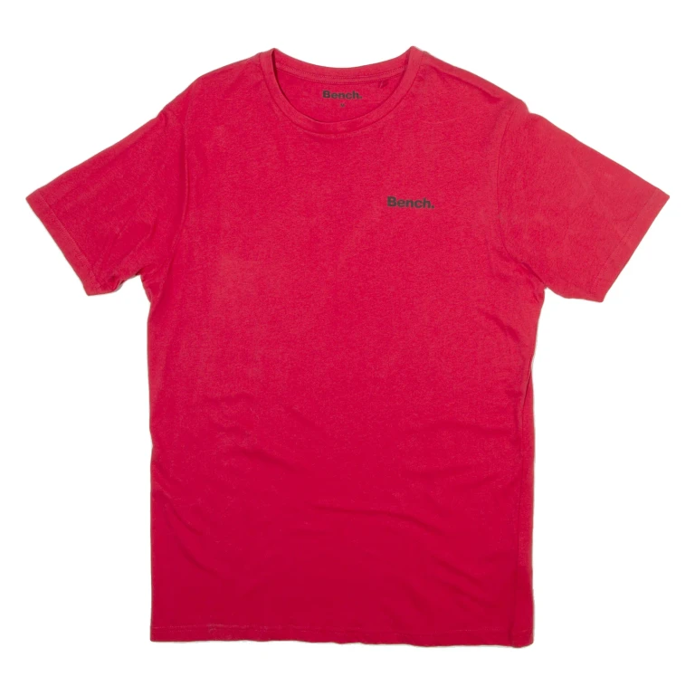 BENCH Mens T-Shirt Red M