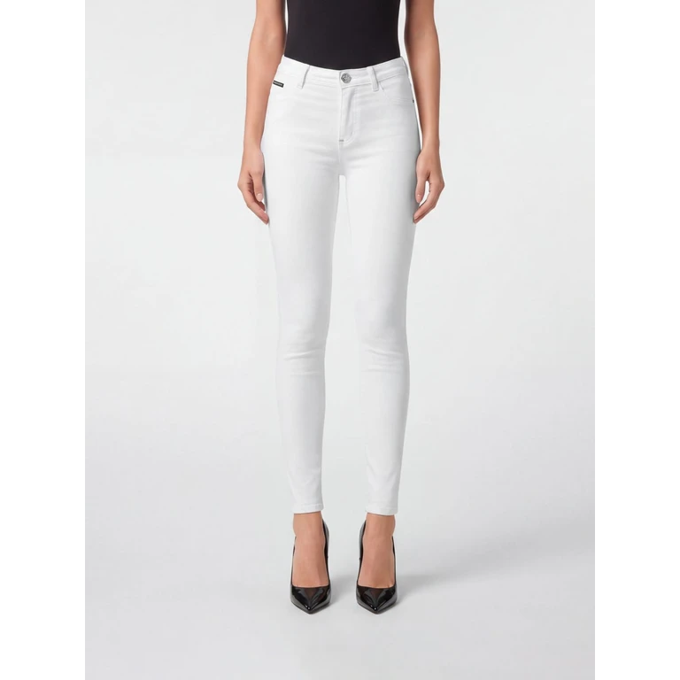 Jeans Woman color White (PAECWDT2782PDE004N01SO)