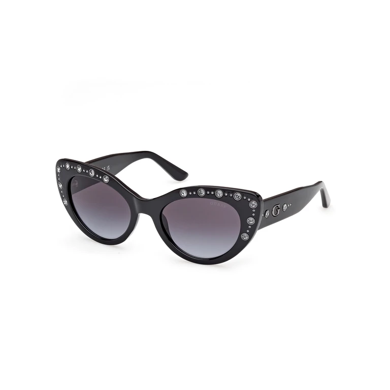 Smoke Gradient Cat Eye Unisex Sunglasses GU00163 01B 54