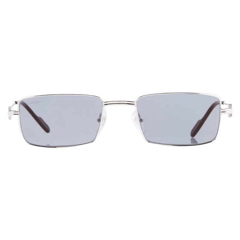 Cartier Grey Rectangular Ladies Sunglasses CT0501S 008 54