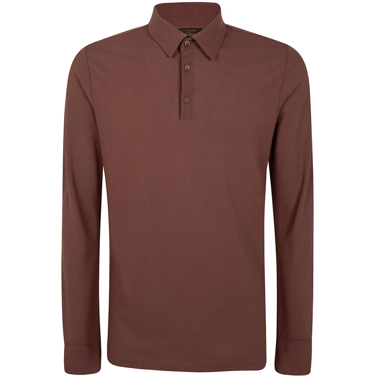 Polo Shirt Long Sleeves "Zanone"