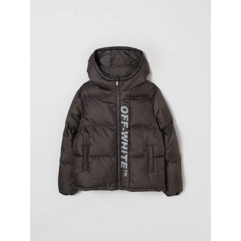 OFF-WHITE KIDS Jacket Kids color Grey (OBEJ002F25FAB0010780)