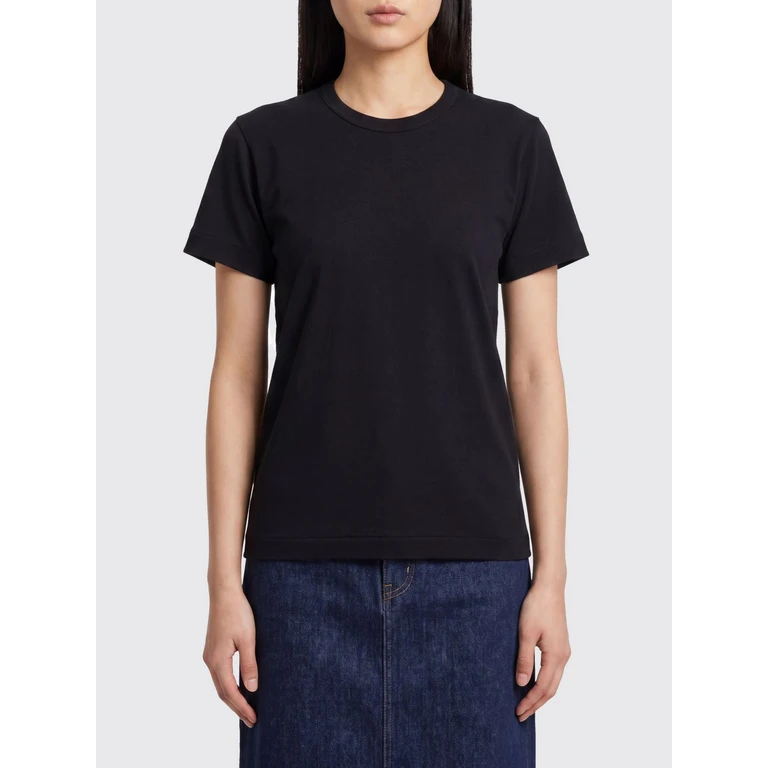 Slim Fit Cotton T-Shirt with Back Logo Print (AXT340BLACK)