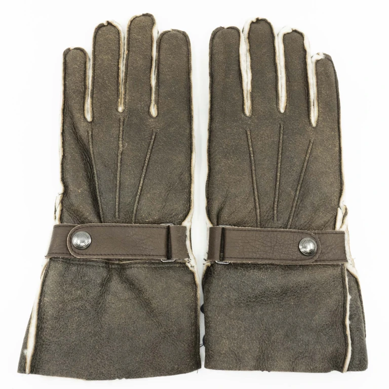 Men's Utility Icons Shearling Gloves