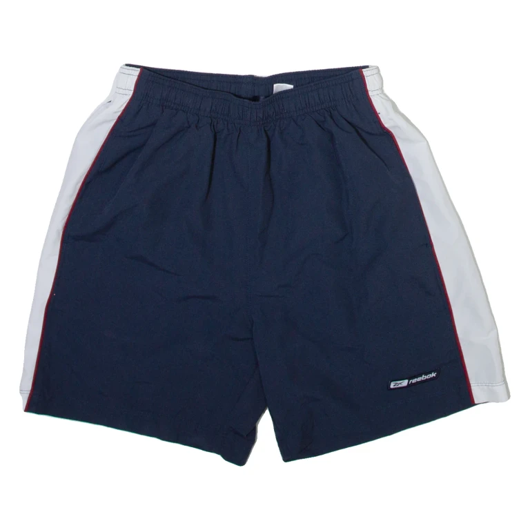 REEBOK Mens Swimming Shorts Blue Relaxed S W24