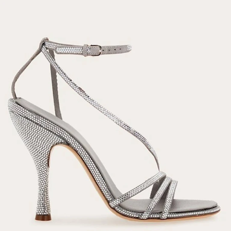 Ferragamo Denise Crystal-Embellished Sandals