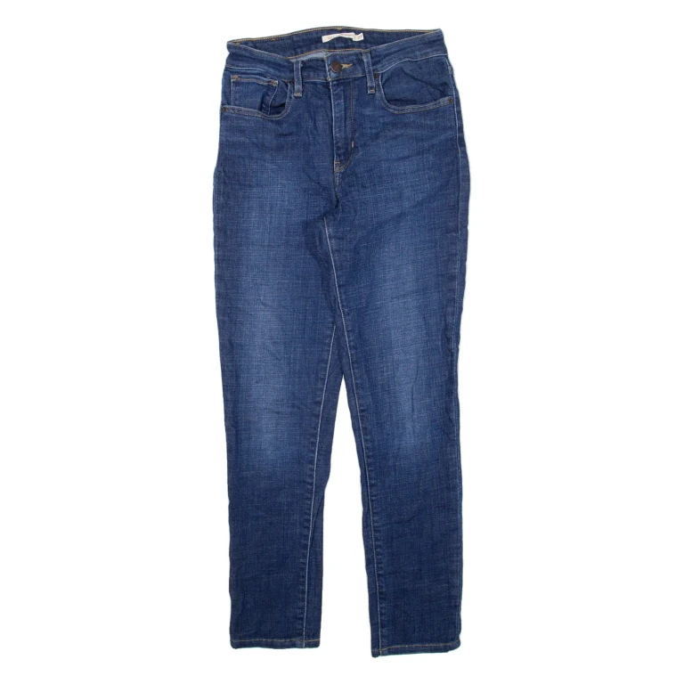 LEVI'S 721 High Rise Womens Jeans Blue Slim Skinny W25 L26