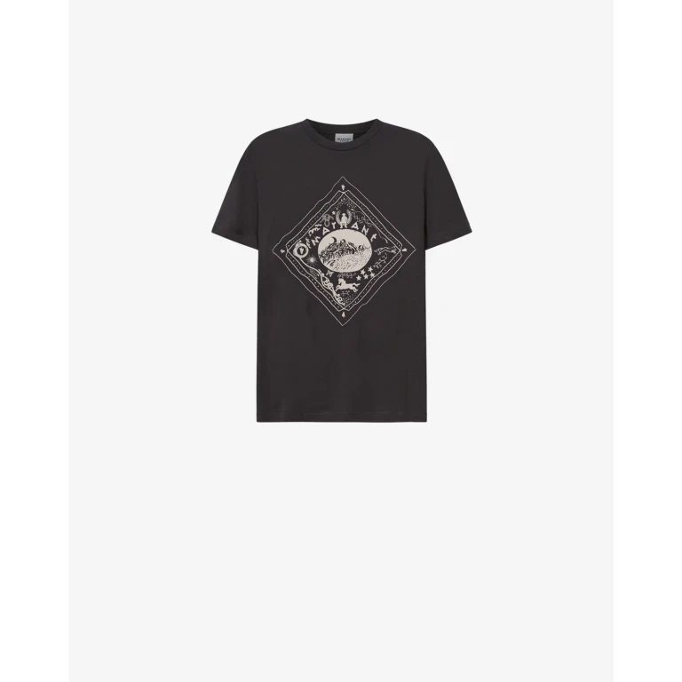 Tee Shirt Zewel - Femme - Noir Délavé - Taillexs - Marant Étoile