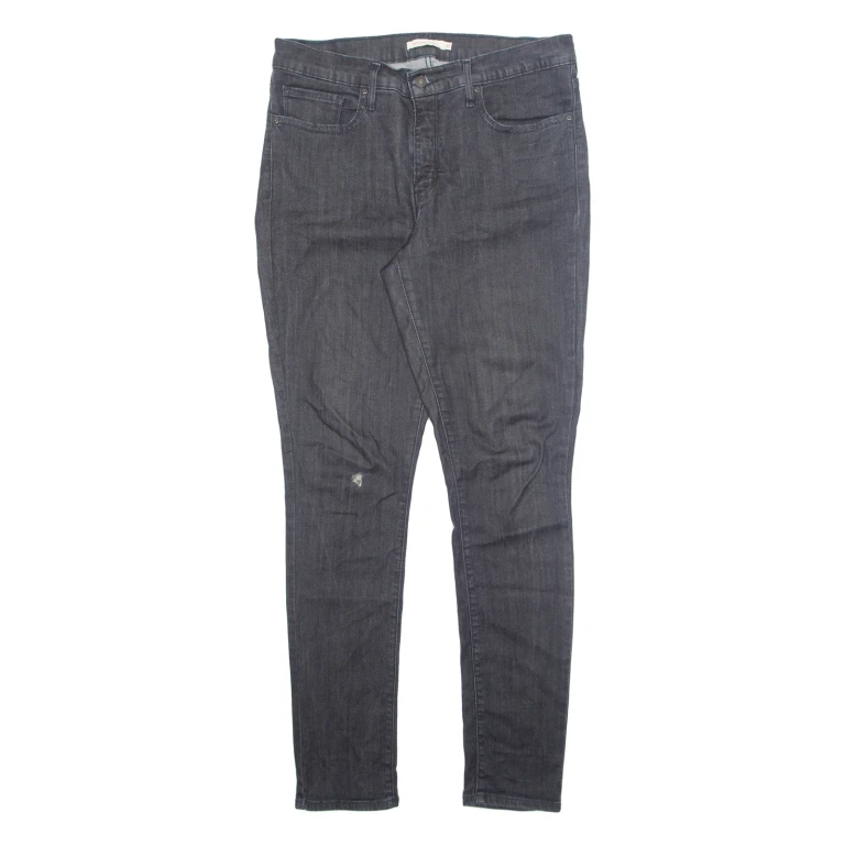 LEVI'S Womens Jeans Grey Regular Tapered W33 L32