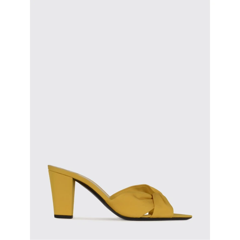 Heeled Sandal Woman color Yellow (863365AAF3F7010)