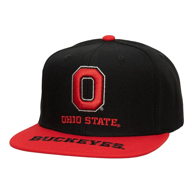 Men's Ncaa Logo Bill Snapback Ohio State Snapback Caps