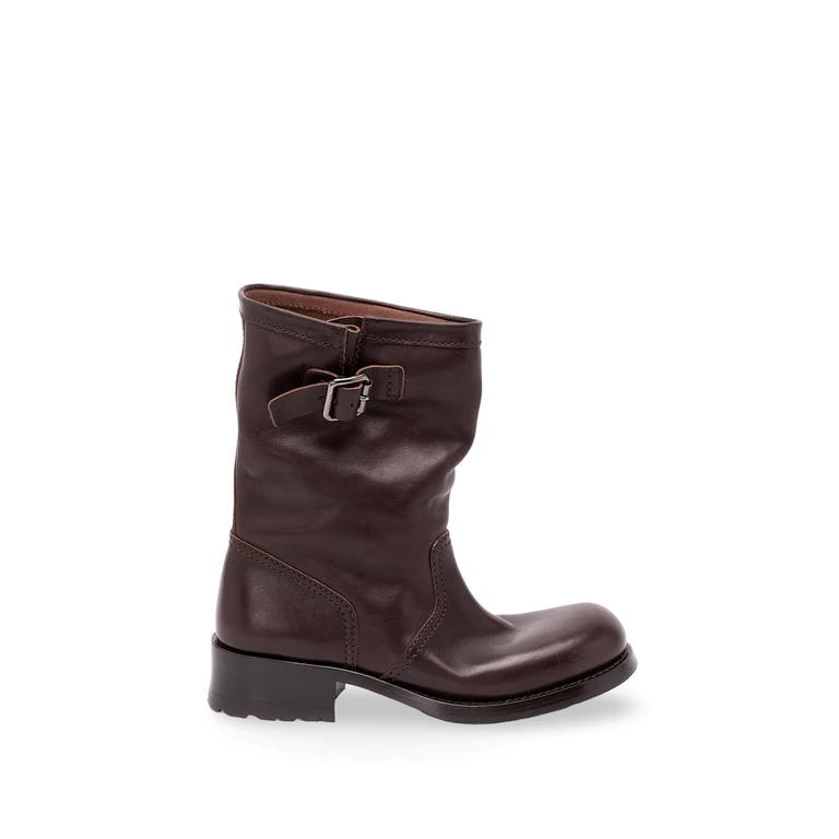 Prada Leather Mid-Calf Boots
