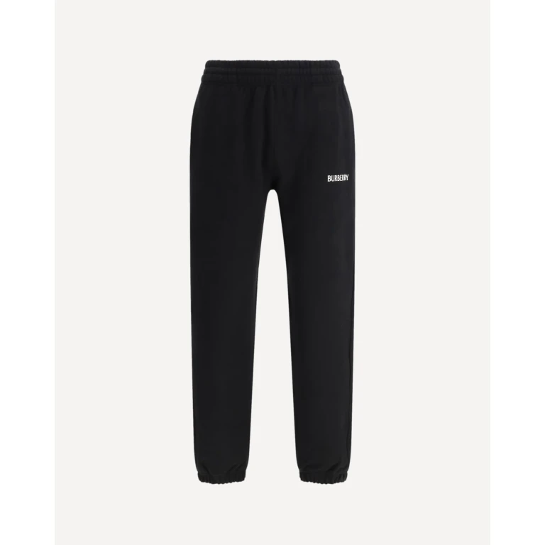 Pantaloni da jogging Burberry da uomo in cotone leggero effetto spugna