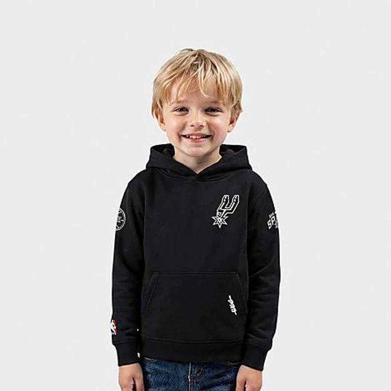 Kids Toddler San Antonio Spurs NBA Pullover Hoodie in Black Size: 2T