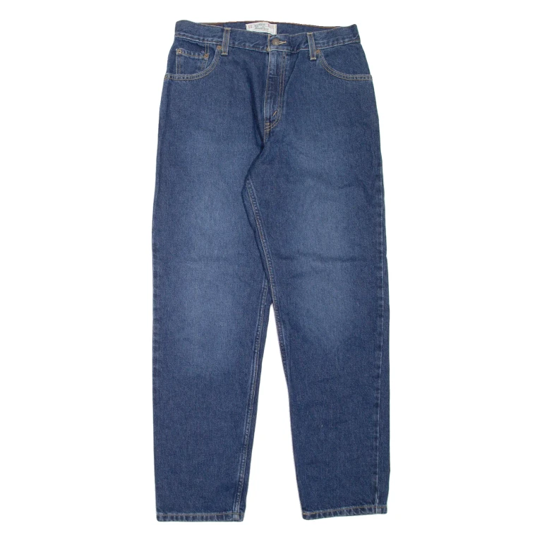 LEVI'S Signature Womens Jeans Blue Regular Mom Stone Wash W31 L31