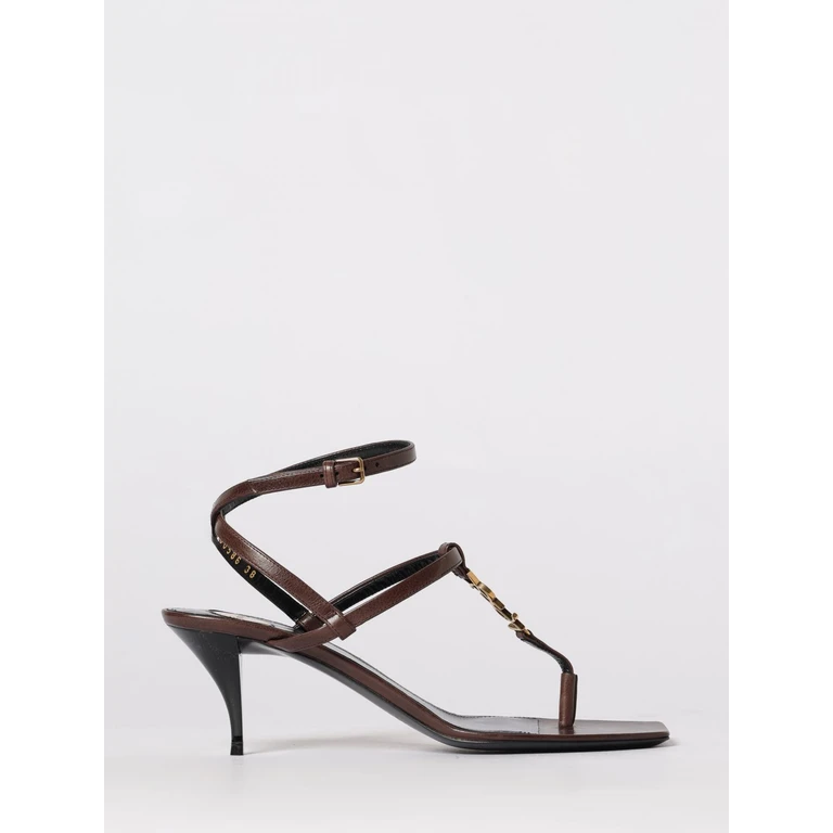 Heeled Sandal Woman color Brown (86058625VAB2128)