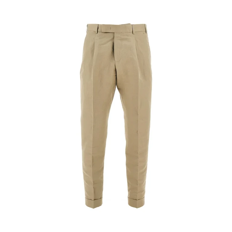PT TORINO Cotton and linen 'Rebel Fit' pants Man 54