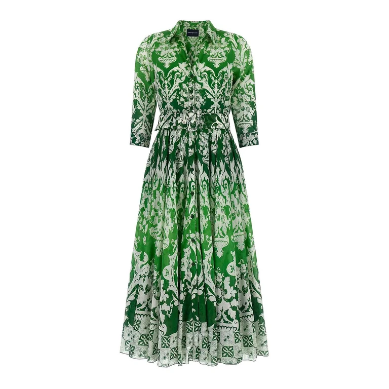 Robe Au Genou - Vert (ASTERDRESSGREEN)