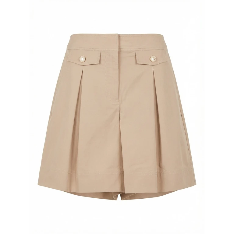Twin Set Shorts With Detachable Belt