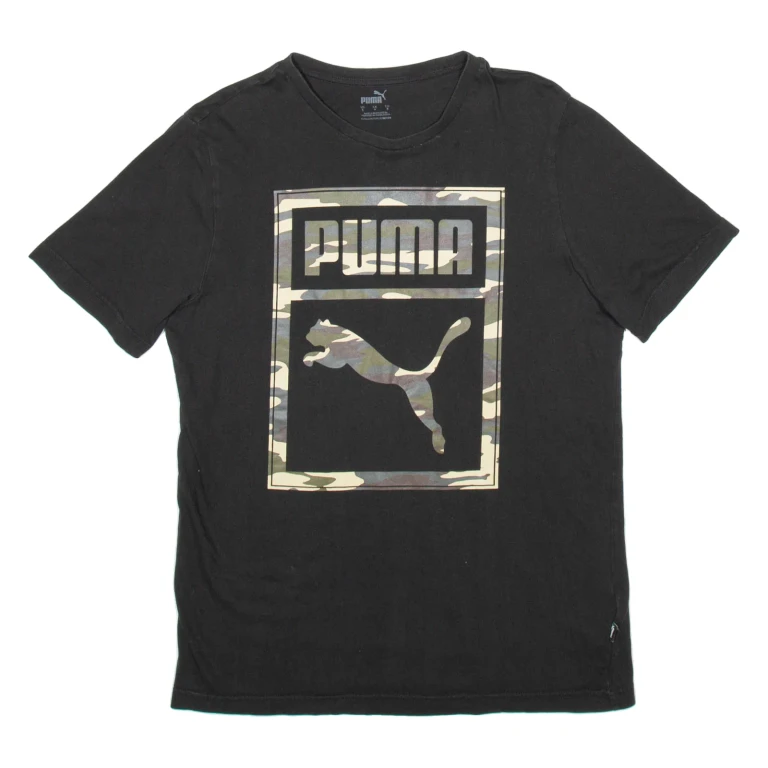 PUMA Mens T-Shirt Black S