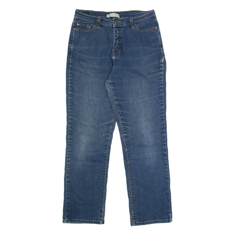 LEVI'S Womens Jeans Blue Slim Straight Stone Wash W28 L28