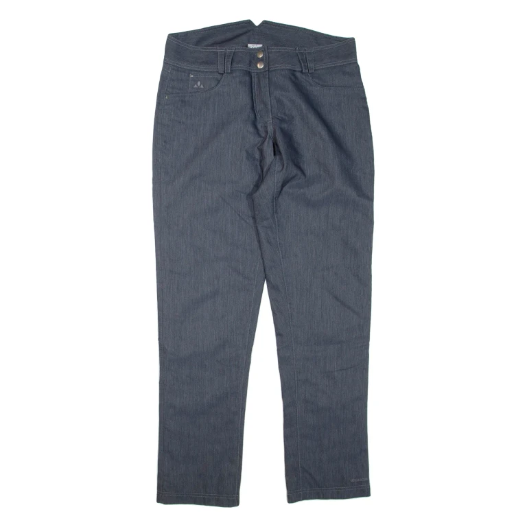 VAUDE Womens Trousers Blue Regular Bootcut W32 L32