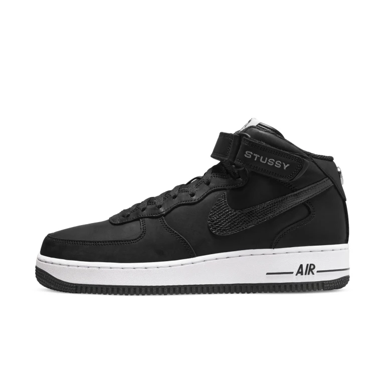 Men's X Stussy Air Force 1 Mid Sneakers
