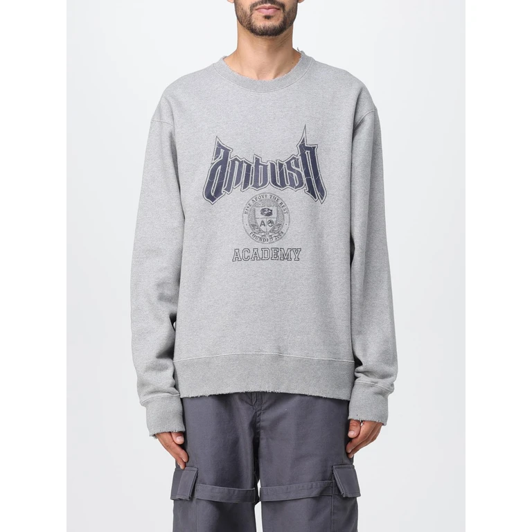 Sweatshirt Men color Grey (BMBA034F23FLE0010546)