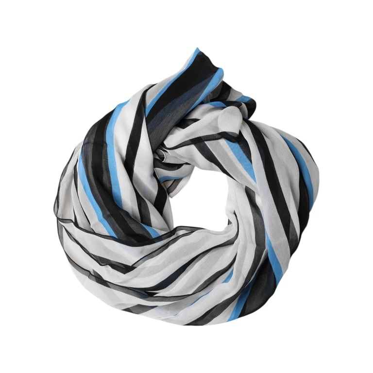 Dolce & Gabbana Multicolor Striped Neck Warmer Wrap Scarf Silk - Men