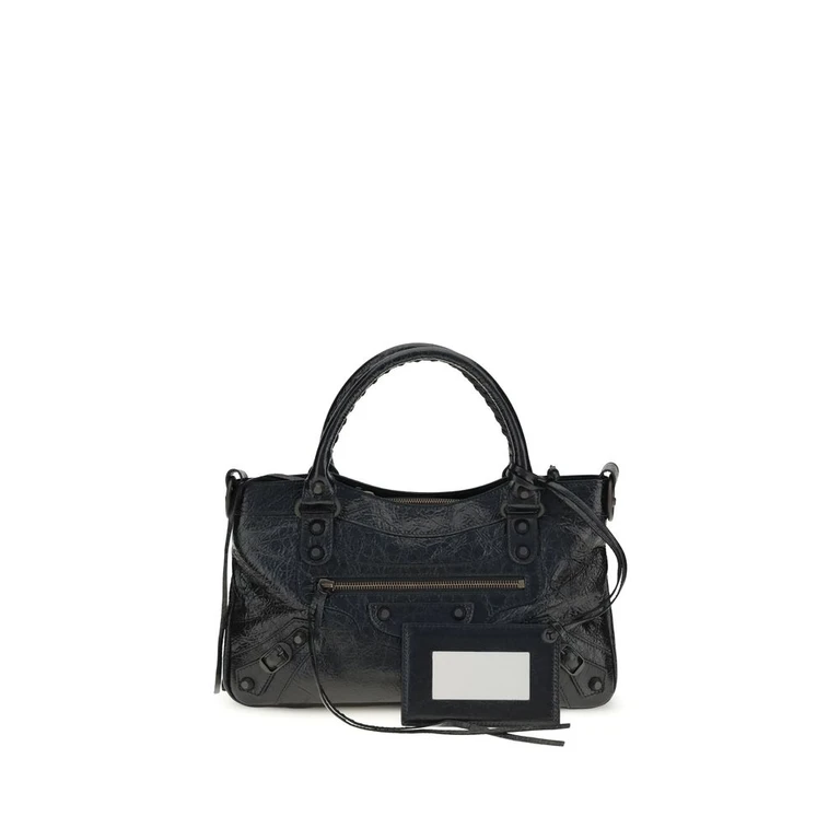 Balenciaga Black Lamb Ovis Aries Shoulder Bag - Women