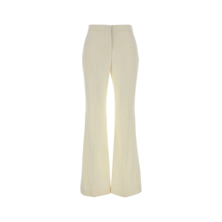 Ivory Wool Pant Exterior: Pantaloni - Women