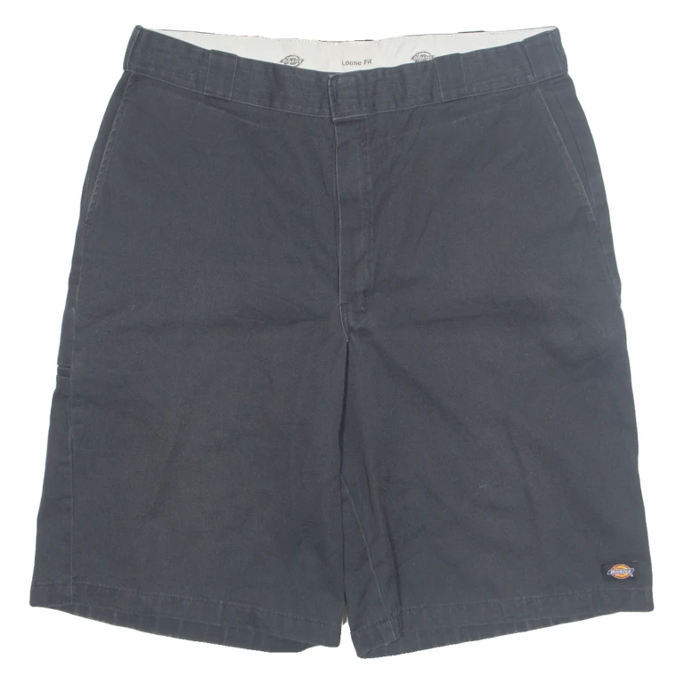 DICKIES Mens Workwear Shorts Blue Loose 2XL W40