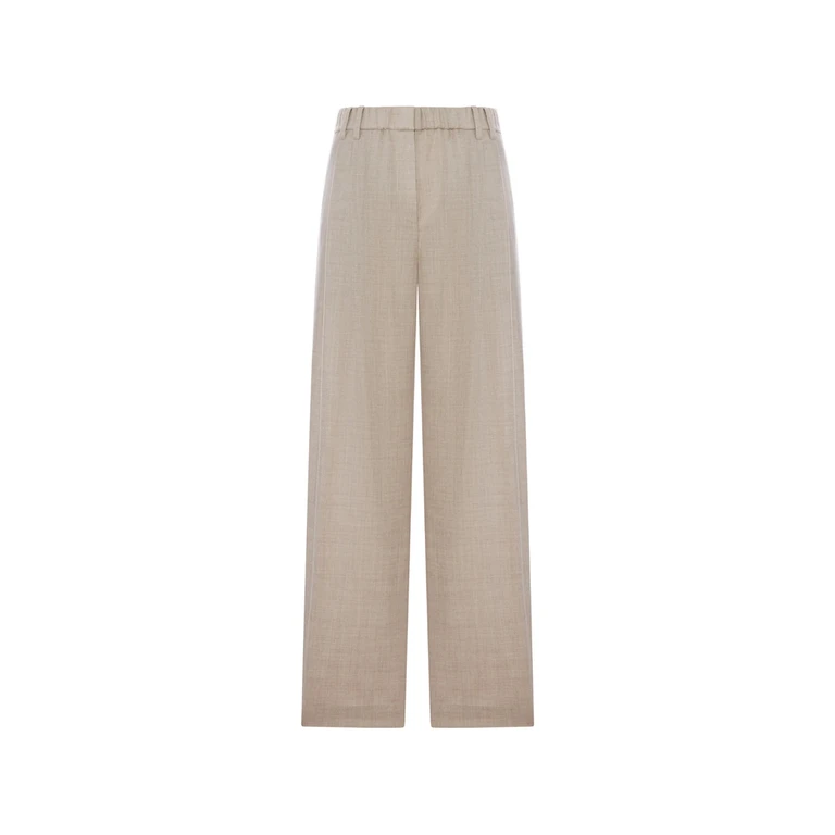 Brunello Cucinelli Straight-leg Cashmere Trousers